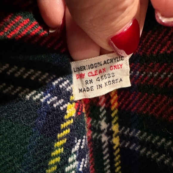 Vintage Khaki Trench Coat with Removable Plaid Liner Tan Belted Overcoat Size 8 - Picture 5 of 16